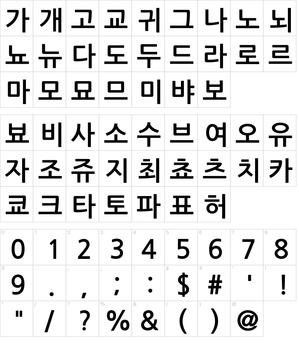 Tải Font Chữ Tiếng Hàn Đầy Đủ Ký Tự Hàn Quốc Đẹp, Tinh Tế