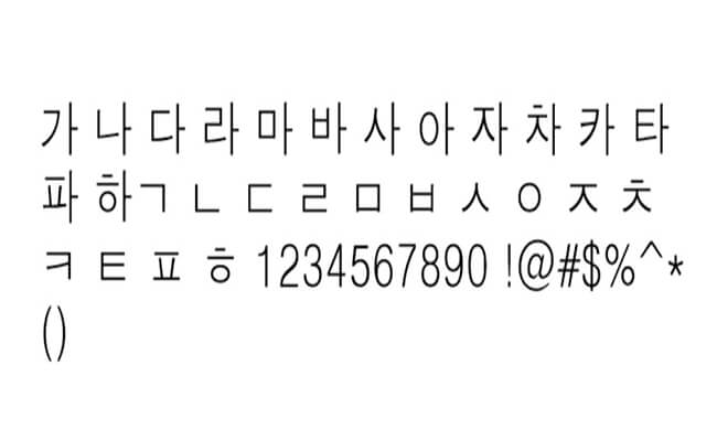 tải font korea