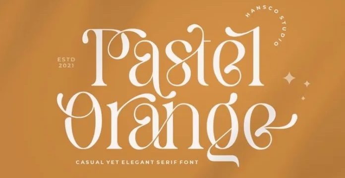 Font Pastel Orange Việt hóa – Phông chữ hiện đại, đẹp mắt