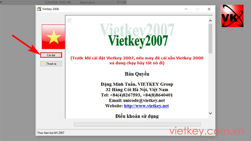 download vietkey 2007