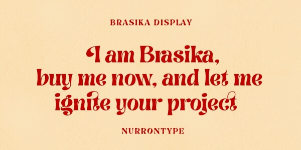 giới thiệu phông chữ brasika display việt hóa