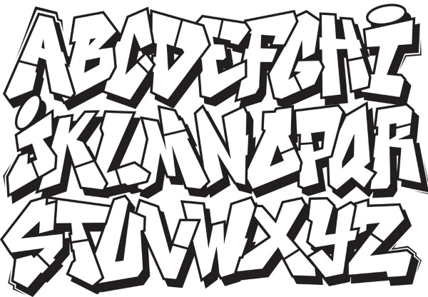the graffiti font