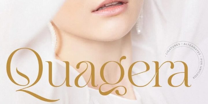 Tải Font việt hóa Quagera – Phông Chữ Mang Style Trang Trọng, Cổ Điển