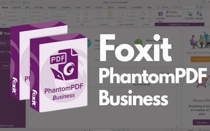 giới thiệu về Foxit Phantom PDF 10