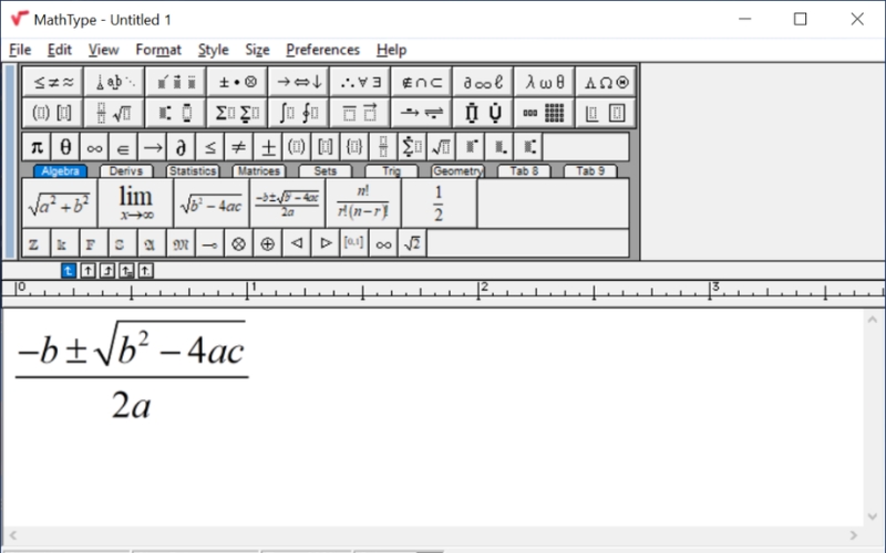 nhược điểm của của MathType 6.9