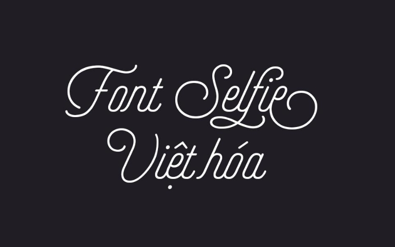 font Selfie Regular