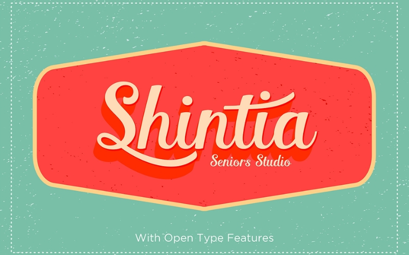 font Shintia Script