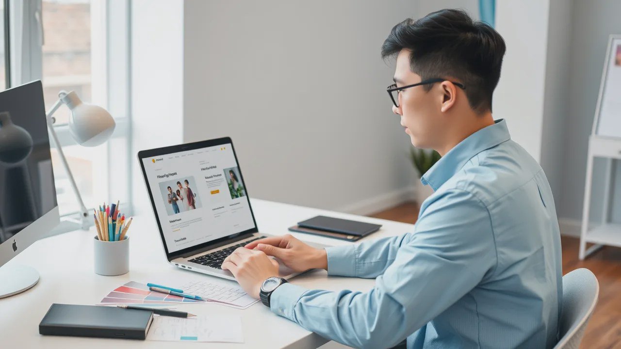 Xu hướng 2: Template web và landing page chuẩn Việt hóa